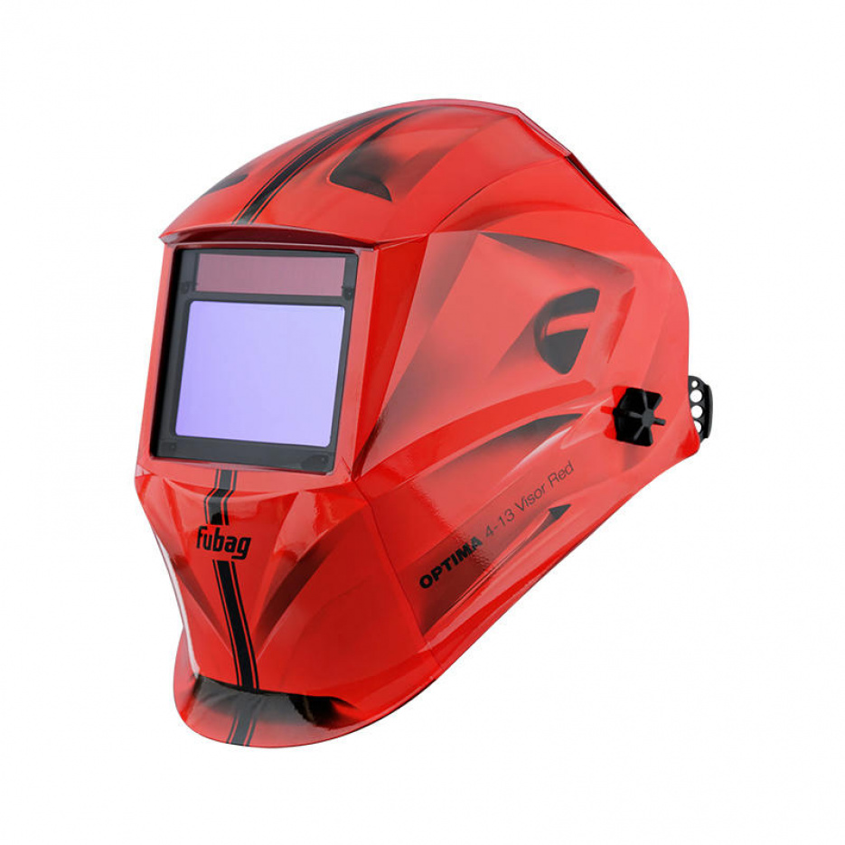 Маска сварочная Optima 4-13 Visor Red, регулируемый фильтр FUBAG 38437